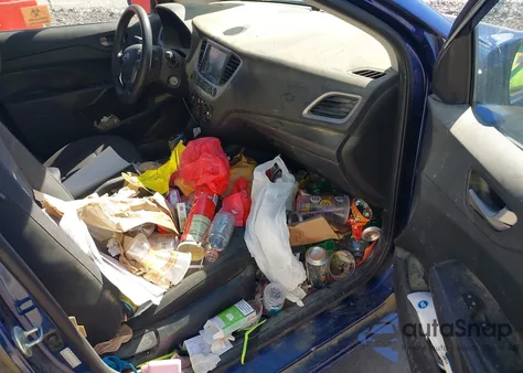 2021 Hyundai Accent Sel из США, поврежденный, VIN 3KPC24A63ME141238